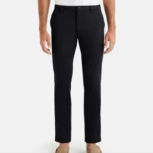 Rhone Men Black Commuter Pants Slim 31"